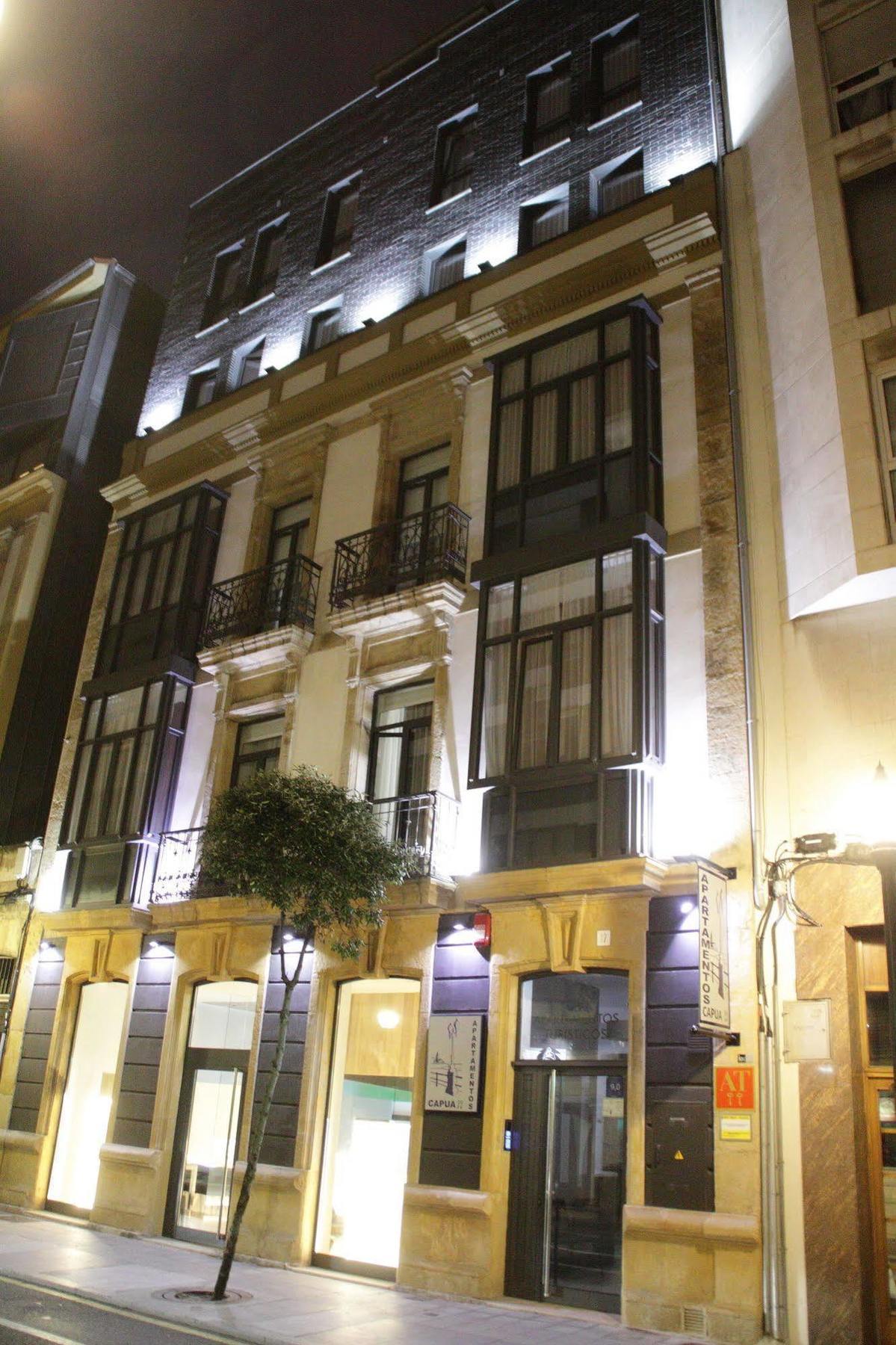 Apartamentos Capua Gijón Dış mekan fotoğraf